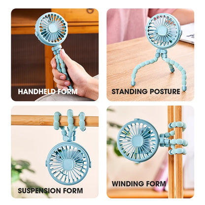 Octopus To-Go Mini Fan